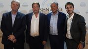 Gobernadores de la Patagonia: Sergio Ziliotto (La Pampa), Alberto Weretilneck (Río Negro), Rolo Figueroa (Neuquén), Ignacio Torres (Chubut).