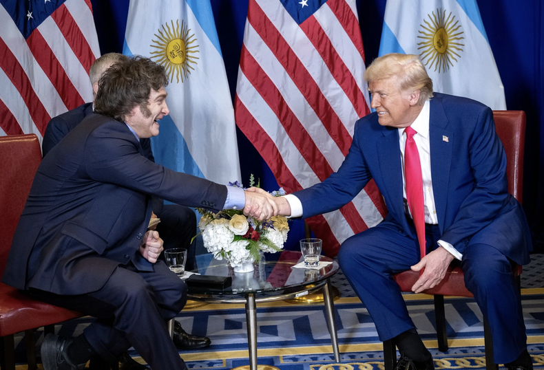 Javier Milei & Donald Trump.