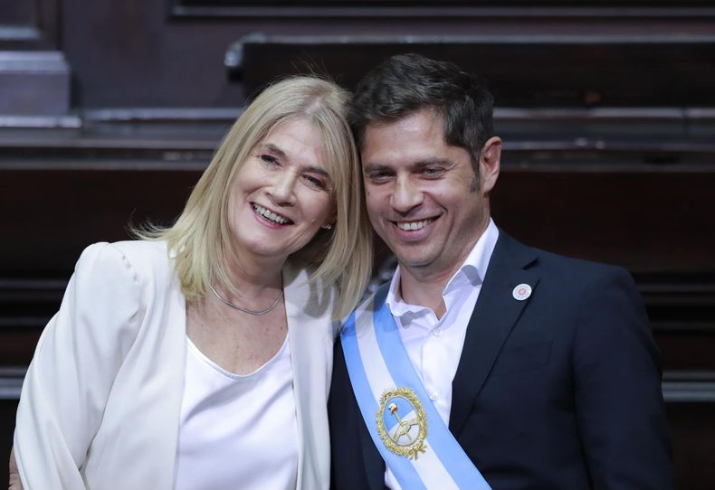 Verónica Magario y Axel Kicillof