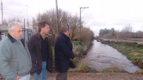 El intendente de Tandil recorrió las áreas afectadas por la lluvias
