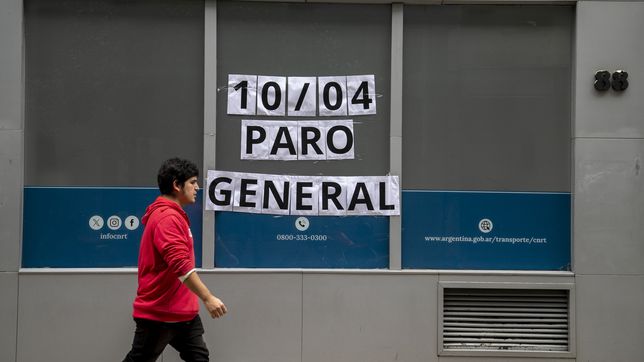 la cgt afirma que hay ausentismo muy grande en el paro y milei contraataca contra los sindigarcas