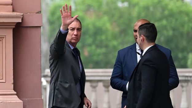 Diego Santilli se reúne con gobernadores en la Casa Rosada