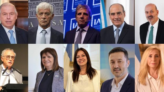 El gabinete de Javier Milei. 
