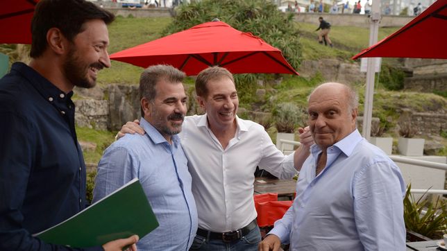 Martín Yeza, Cristian Ritondo, Diego Santilli y Hernán Lombardi.