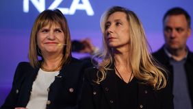 Karina Milei con Patricia Bullrcih.&nbsp;