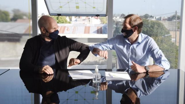 larreta visito a garro: puente entre el presidenciable y los barones pro