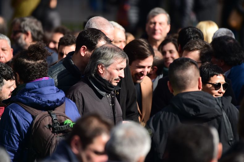 Máximo Kirchner en la Quinta de San Vicente. 