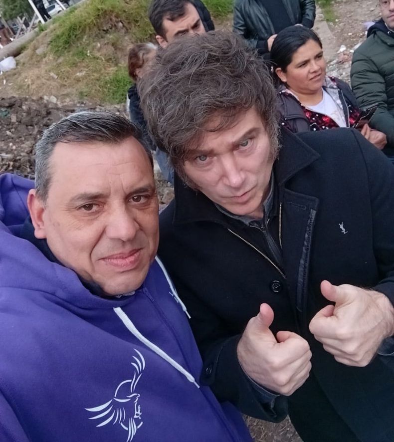 Maximiliano Bondarenko y Javier Milei