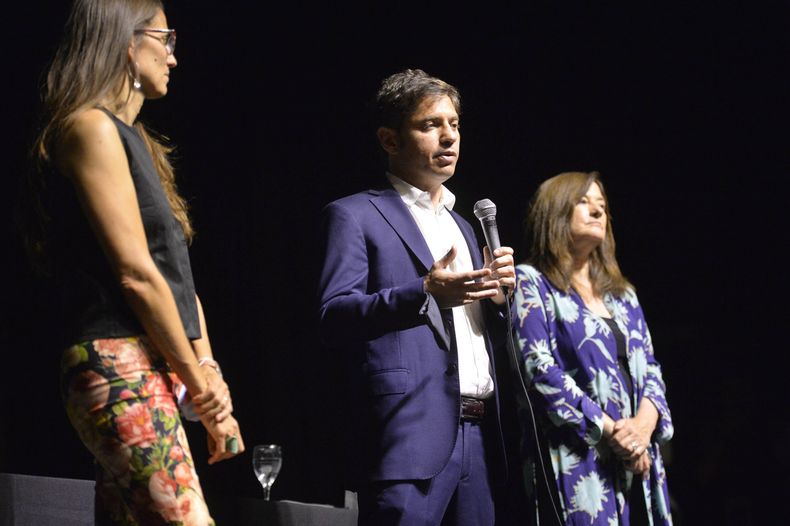 Axel Kicillof, Gómez Alcorta y Estela Díaz Axel Kicillof Elizabeth Gómez Alcorta Estela Díaz