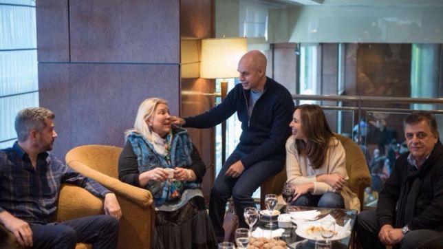 carrio reaparece tras los cuadernos k y se muestra con rodriguez larreta