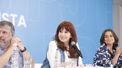 CFK ejerciendo su cargo de presidenta del PJ.