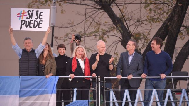cebado por belgrano y mendoza, macri marcha con vidal en junin