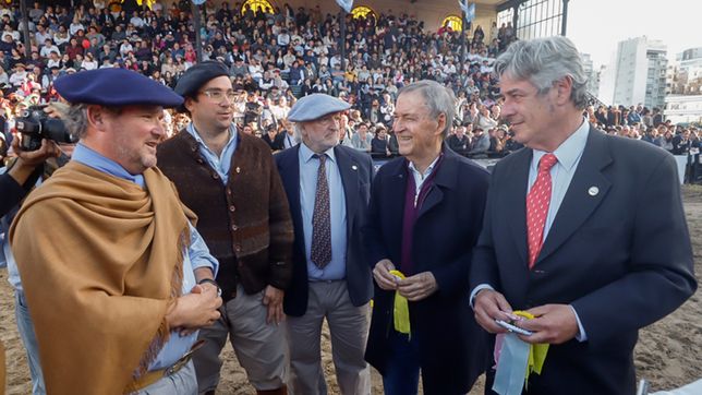 Juan Schiaretti, en La Rural de Palermo.