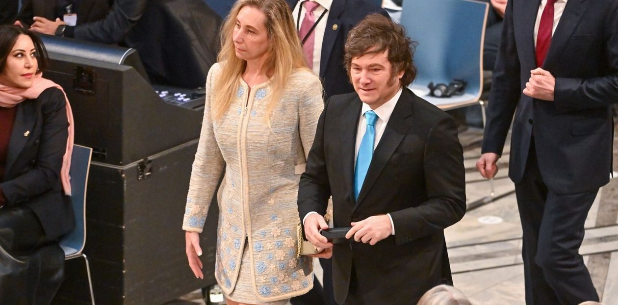 Javier Milei y Karina Milei