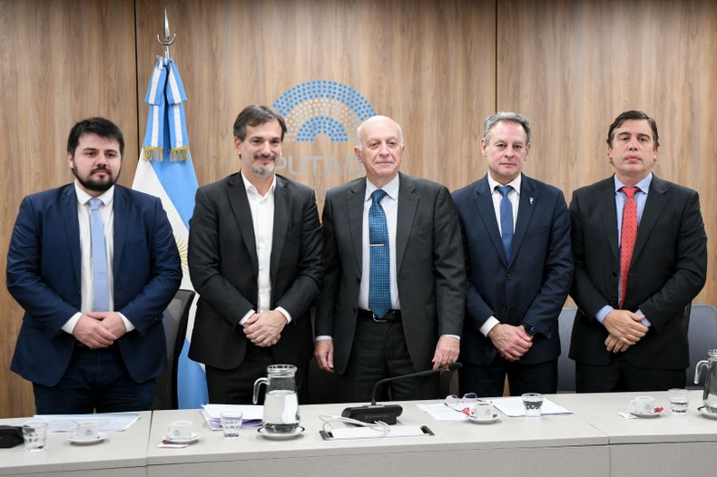 Eduardo Casal, en Diputados, donde tuvo relamos a Javier Milei.&nbsp;