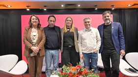 Carlos Bianco y Maximiliano Ferraro se sumaron a la celebración del socialismo.