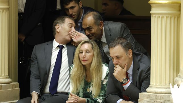 Karina Milei y Manuel Adorni.