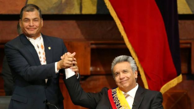 Moreno quiere ser presidente; Correa, líder