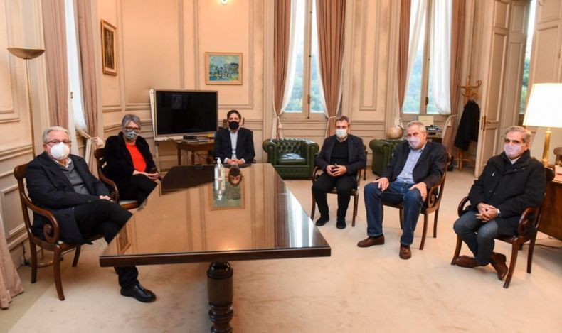 Nicolás Trotta, Jaime Perczyk y rectores