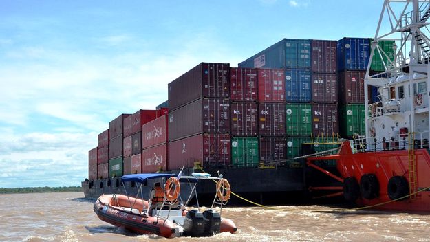 El gobierno de Santa Fe tiene muchas expectativas en el futuro puerto de Timbúes.