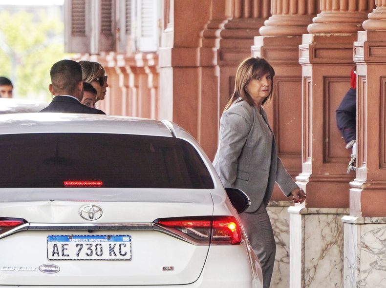 Patricia Bullrich llega a la reunión de este martes (Foto: Télam) Patricia Bullrich llega a la reunión de este martes (Foto: Télam)