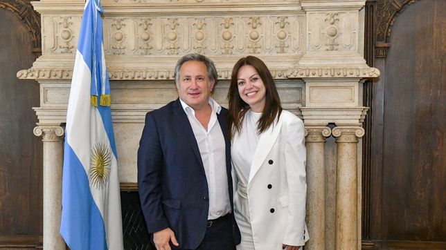Pablo de la Torre y Sandra Petovello.