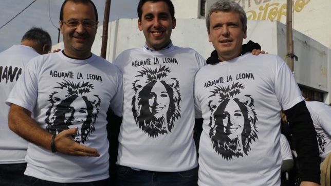 Marcelo Daletto, Nicolás Morzone y Gabriel Monzó.