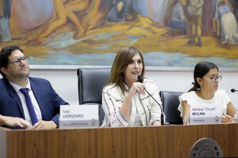 La presidenta del Concejo de Santa Fe.