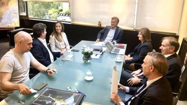 macri volvio por sus fueros en la primera cumbre chica del pro 2020