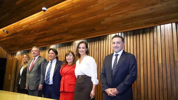 Los seis integrantes de la Cámara de Apelaciones de Córdoba.&nbsp;