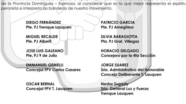 el pj de la cuarta se junto para apoyar a dominguez y espinoza