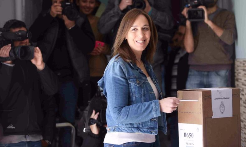 maria eugenia vidal votando maria eugenia vidal votando