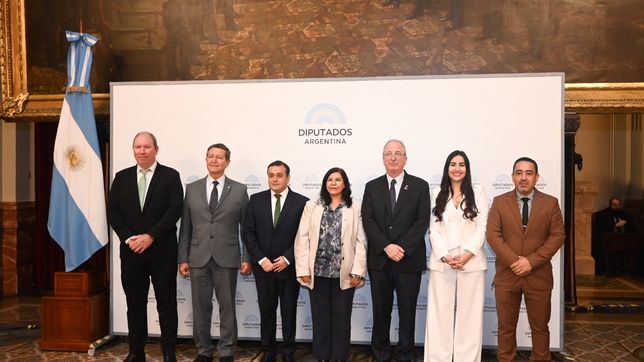Hugo Passalacqua con el bloque Argentina Federal.&nbsp;