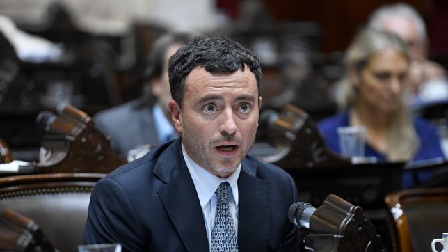 Rodrigo de Loredo, jefe del bloque radical en la Cámara de Diputados