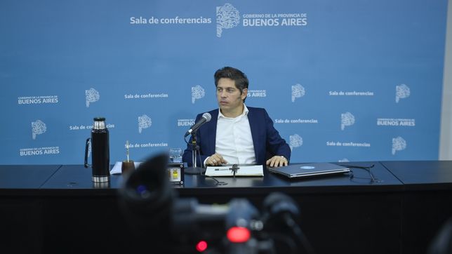 Axel Kicillof, en conferencia de prensa por YPF.