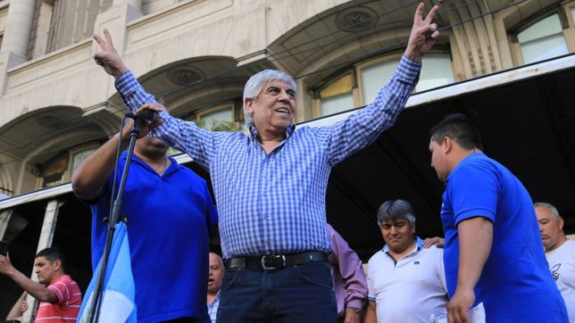 caida la detencion de su hijo, moyano calento la marcha a lujan