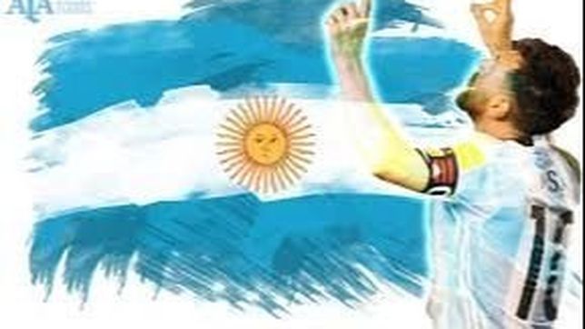 guerra cripto con los colores de la seleccion