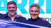 El gobernador de Córdoba Martín Llaryora junto a Juan Manuel Aráoz, emisario para el Consejo de la Magistratura
