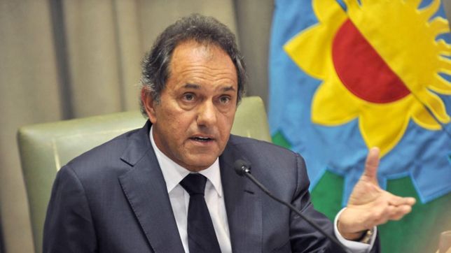 scioli, a la oposicion: ?que no vengan con las chicanas sobre quien va a gobernar?