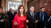 Cristina Fernández de Kirchner y Javier Milei. Cristina Fernández de Kirchner y Javier Milei.