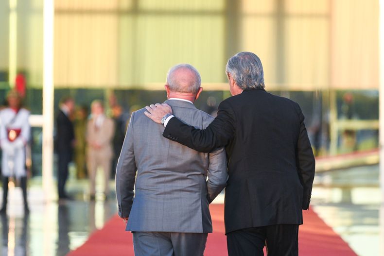 Alberto Fernández y Lula da Silva