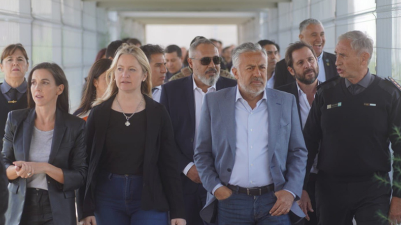 Hebe Casado y Alfredo Cornejo, el oficialismo de Mendoza atento al futuro de De Marchi. 