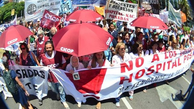 los conflictos que vidal no cerro: paran los medicos y judiciales bonaerenses