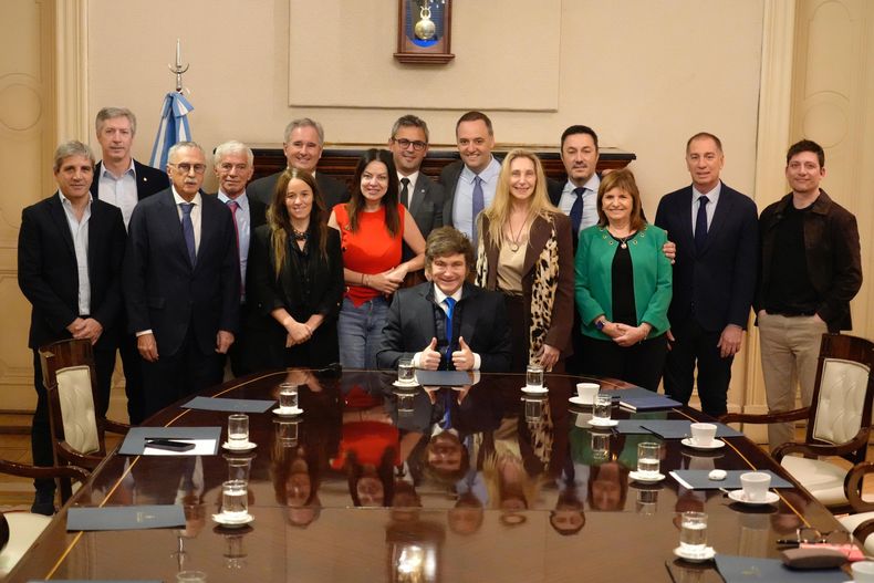 Javier Milei se siente bien con su gabinete en refacción.&nbsp;