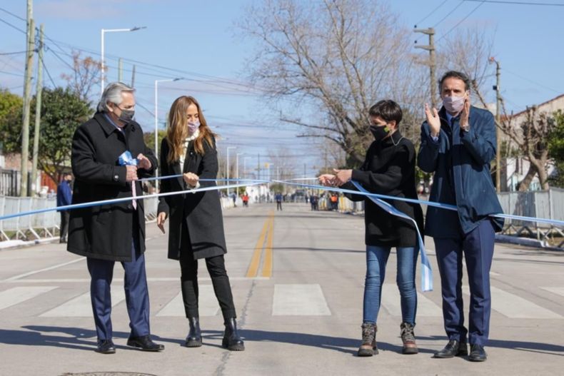 Alberto Fenandez Axel Kicillof Victoria Tolosa Paz Mayra Mendoza Gabriel Katopodis
