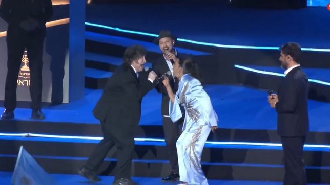 Javier Milei en Israel.