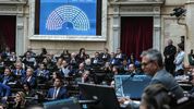 Martín Menem en la votación del proyecto de medidas energéticas, que se logró con votos negociados por Diego Santilli. Martín Menem en la votación del proyecto de medidas energéticas, que se logró con votos negociados por Diego Santilli.