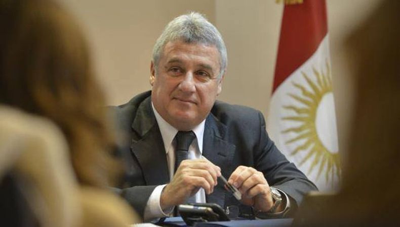 Angel Mario Elettore, en sus tiempos como ministro de Finanzas de la Provincia.&nbsp;