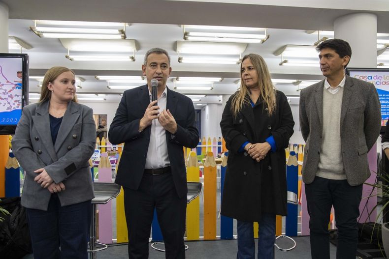 Victoria Tejeda, Pablo Javkin, Daniela León y Nicolas Gianelloni.
