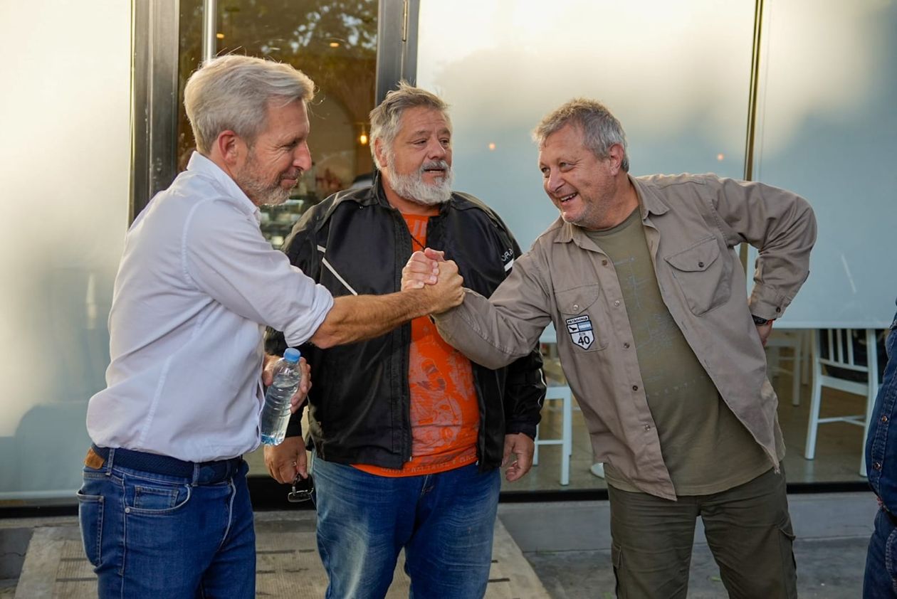 El diputado nacional Rogelio Frigerio estuvo este miércoles en Concordia.